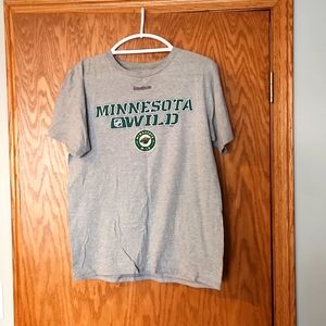 Men's graphic Minnesota Wild t shirt, size medium by Reebok